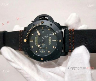 Panerai Luminor Submersible All Black Watch - 47mm - PAM 508 Replica